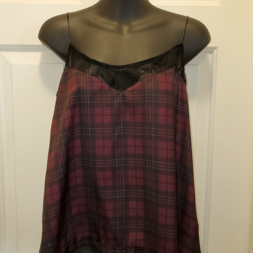 Zara tartan camisole